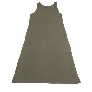 Mossimo army green stretch bodycon midi dress‎